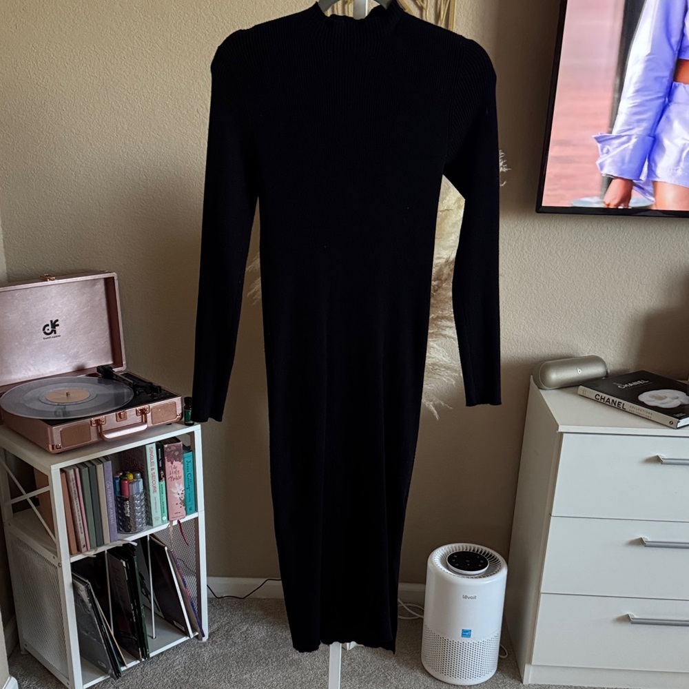 VICI Ribbed Sweater Dress